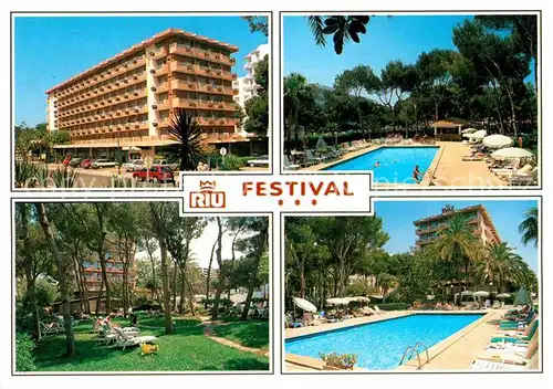 AK / Ansichtskarte Playa de Palma Mallorca Hotel Riu Festival Kat. Spanien