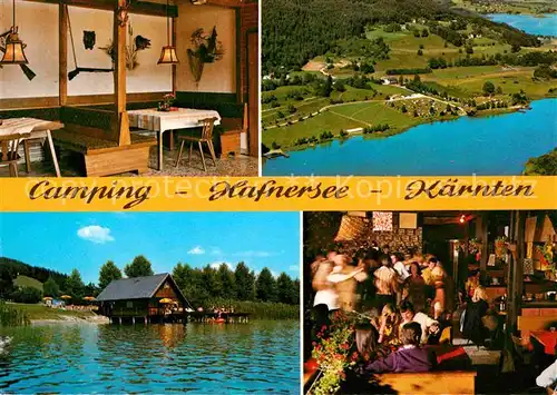 AK / Ansichtskarte Keutschach See Camping Hafnersee Fliegeraufnahme Kat. Keutschach am See