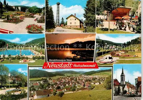 AK / Ansichtskarte Neustadt Schwarzwald Hochfirst Minigolg Freibad Titisee