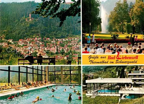 AK / Ansichtskarte Bad Liebenzell Heilbad Aussichtsplatte Hochwiese Kurpark Paracelsusbad  Kat. Bad Liebenzell