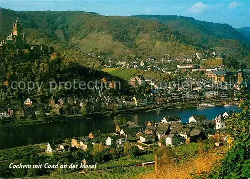 AK / Ansichtskarte Cochem Mosel mit Cond an der Mosel Kat. Cochem