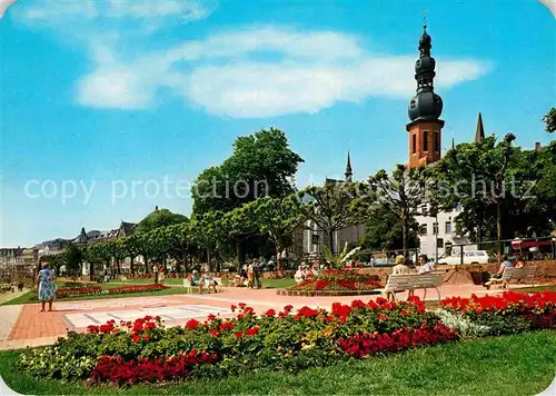 AK / Ansichtskarte Cochem Mosel Moselanlagen St. Martinskirche Reichbsburg Kat. Cochem