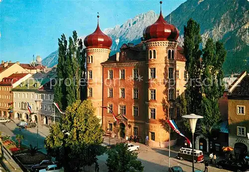 AK / Ansichtskarte Lienz Tirol Hauptplatz mit Lieburg Kat. Lienz