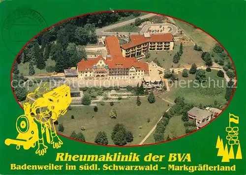 AK / Ansichtskarte Badenweiler Rheumaklinik der BVA Fliegeraufnahme Kat. Badenweiler