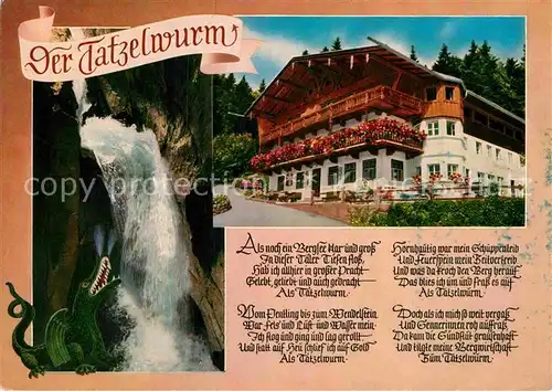 AK / Ansichtskarte Oberaudorf Historischer Gasthof zum Feurigen Tatzelwurm Kat. Oberaudorf