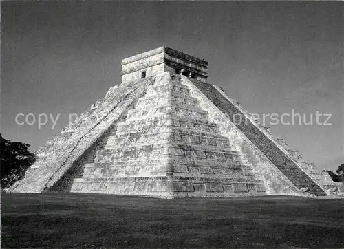 AK / Ansichtskarte Chichen Itza El Castillo Pyramide des Kukulkan Kat. 