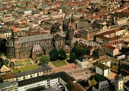 AK / Ansichtskarte Worms Rhein Fliegeraufnahme Dom Kat. Worms