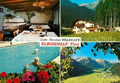 AK / Ansichtskarte Elbigenalp Waldcafe Kat. Elbigenalp Lechtal Tirol
