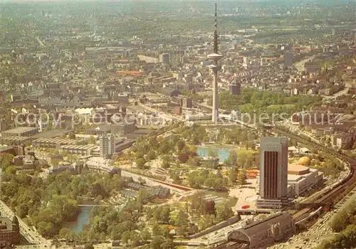 AK / Ansichtskarte Hamburg Fliegeraufnahme Congress Centrum Kat. Hamburg