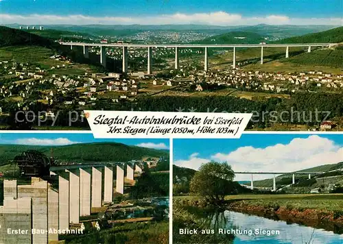 AK / Ansichtskarte Eiserfeld Siegtal Autobahnbruecke  Kat. Siegen
