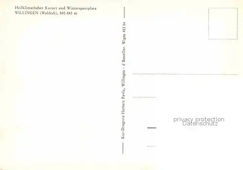 AK / Ansichtskarte Willingen Sauerland Panorama Heilklimatischer Kurort Viadukt Kat. Willingen (Upland)