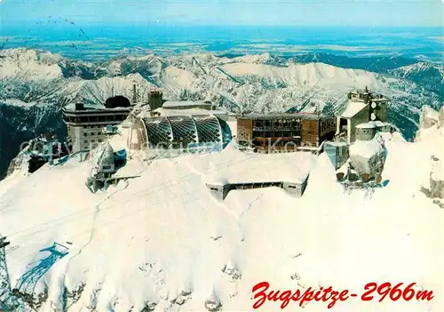 AK / Ansichtskarte Zugspitze Gipfelstation Zugspitzbahn Muenchner Haus Fernsicht Alpenpanorama Kat. Garmisch Partenkirchen