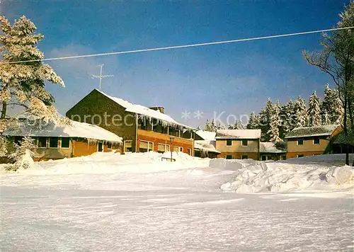 AK / Ansichtskarte Usseln Familienferienstaette im Winter Kat. Willingen (Upland)