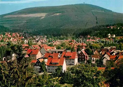 AK / Ansichtskarte Braunlage Blick zum Wurmberg Kat. Braunlage Harz