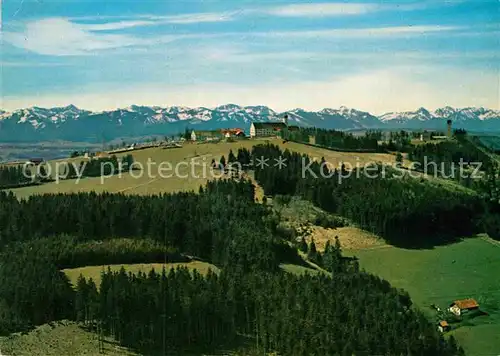 AK / Ansichtskarte Hohenpeissenberg Fliegeraufnahme Berggasthaus Bayrischer Rigi Kat. Hohenpeissenberg