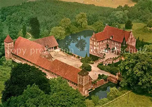 AK / Ansichtskarte Muenster Westfalen Fliegeraufnahme Burg Huelshoff Kat. Muenster