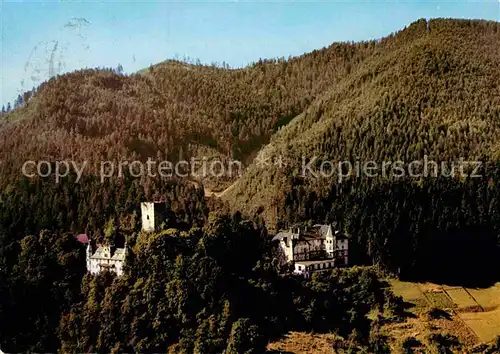 AK / Ansichtskarte Hornberg Schwarzwald Fliegeraufnahme mit Schloss Kat. Hornberg