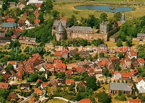 AK / Ansichtskarte Bad Bentheim Fliegeraufnahme mit Schloss Kat. Bad Bentheim