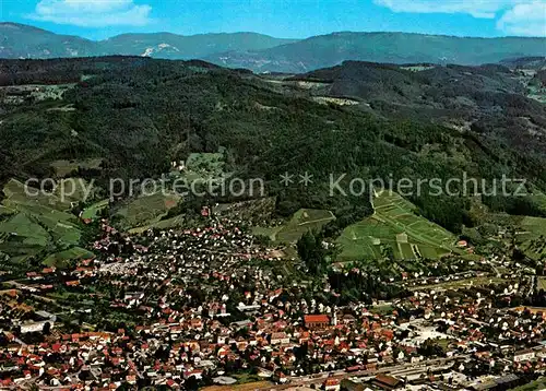 AK / Ansichtskarte Oberkirch Baden Fliegeraufnahme im Renchtal Kat. Oberkirch