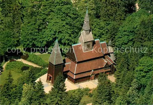 AK / Ansichtskarte Goslar Fliegeraufnahme Nordische Stabkirche Kat. Goslar