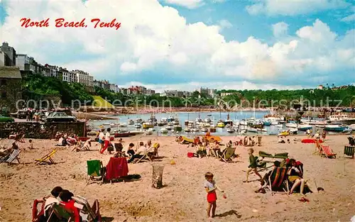 AK / Ansichtskarte Tenby North Beach Kat. Pembrokeshire