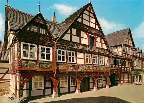 AK / Ansichtskarte Schwalenberg Rathaus Fassade Kat. Schieder Schwalenberg