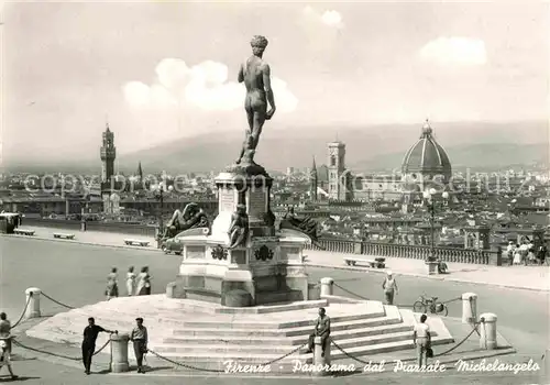 AK / Ansichtskarte Firenze Toscana Panorama dal Piazzale Michelangelo Kat. Firenze