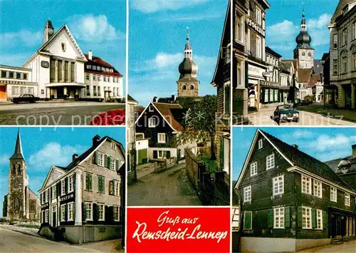 AK / Ansichtskarte Lennep Bahnhof Museum Kirche Kat. Remscheid