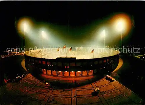 AK / Ansichtskarte Berlin Olympastadion bei Nacht Kat. Berlin