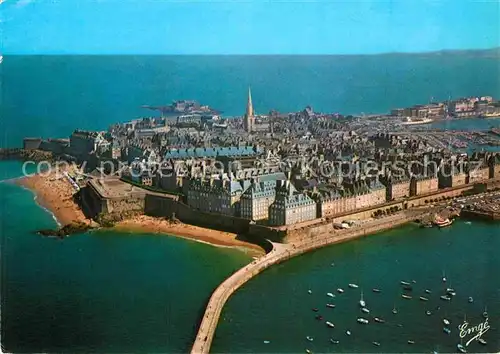 AK / Ansichtskarte Saint Malo Ille et Vilaine Bretagne Fliegeraufnahme Kat. Saint Malo