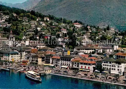 AK / Ansichtskarte Ascona Lago Maggiore Fliegeraufnahme Hotel Casa Tamaro