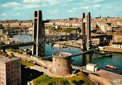 AK / Ansichtskarte Brest Finistere Le Pont de Recouvrance et Tour Tanguy Kat. Brest