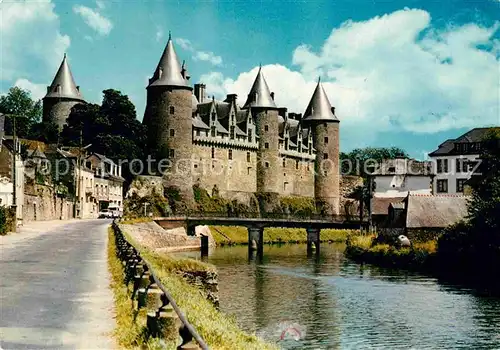 AK / Ansichtskarte Josselin Chateau et le Pont Sainte Croix Kat. Josselin