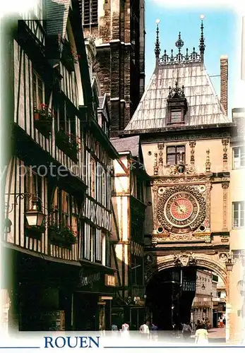 AK / Ansichtskarte Rouen Le Gros Horloge Kat. Rouen