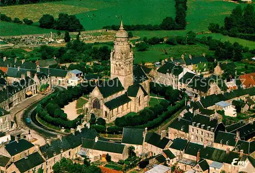 AK / Ansichtskarte Sainte Marie du Mont Manche Fliegeraufnahme Kirche Kat. Sainte Marie du Mont