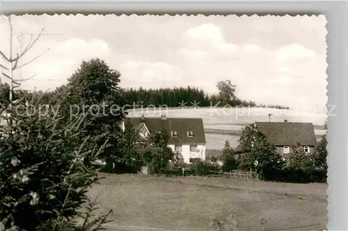 AK / Ansichtskarte Berleburg Bad Pension Hof Teiche Kat. Bad Berleburg