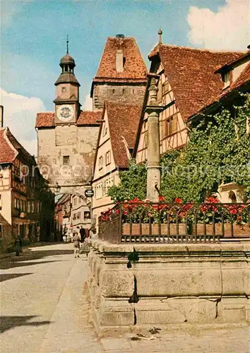 AK / Ansichtskarte Rothenburg Tauber Markusturm Kat. Rothenburg ob der Tauber