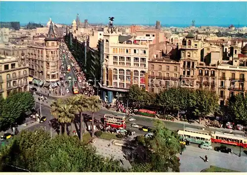 AK / Ansichtskarte Barcelona Cataluna Piazza de la Universidad y la calle de Pelayo Kat. Barcelona