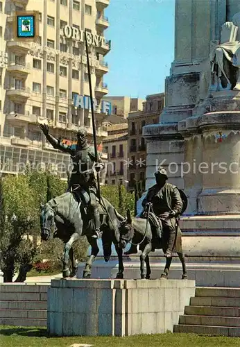 AK / Ansichtskarte Madrid Spain Monumento a Cervantes Kat. Madrid