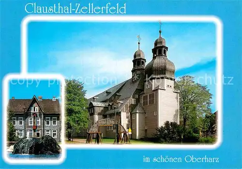 AK / Ansichtskarte Clausthal Zellerfeld Holzkirche Kat. Clausthal Zellerfeld