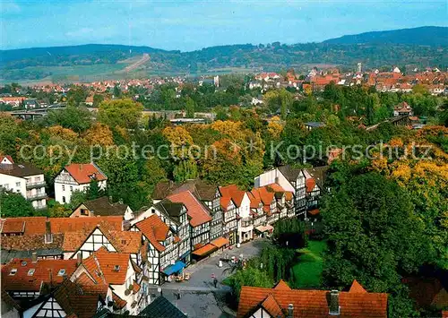 AK / Ansichtskarte Bad Sooden Allendorf Weinreihe Fachwerkhaeuser Blick auf Allendorf Kat. Bad Sooden Allendorf