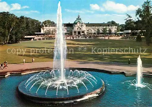 AK / Ansichtskarte Bad Oeynhausen Wasserspiele Kurpark Kurhaus Kat. Bad Oeynhausen