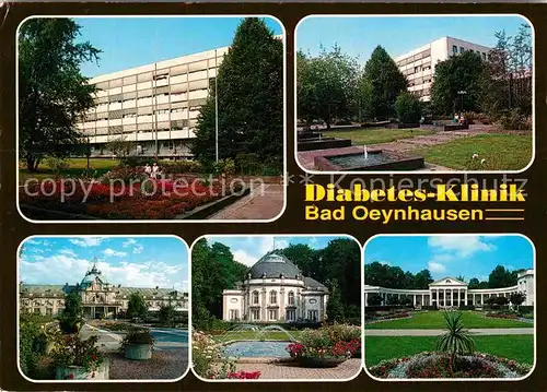 AK / Ansichtskarte Bad Oeynhausen Diabetes Klinik Kurpark Kurhaus Kat. Bad Oeynhausen
