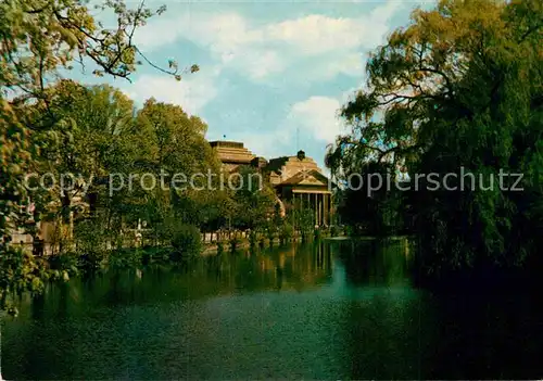 AK / Ansichtskarte Detmold Theater mit Burggraben Kat. Detmold