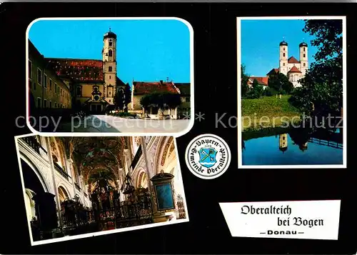 AK / Ansichtskarte Oberalteich Kloster Kirche Innenansicht Kat. Bogen