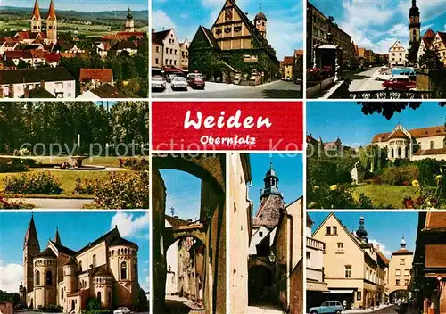 AK / Ansichtskarte Weiden Oberpfalz Teilansichten Max Reger Stadt Kat. Weiden i.d.OPf.