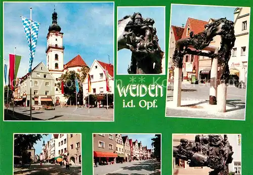AK / Ansichtskarte Weiden Oberpfalz Teilansichten Max Reger Stadt Kat. Weiden i.d.OPf.