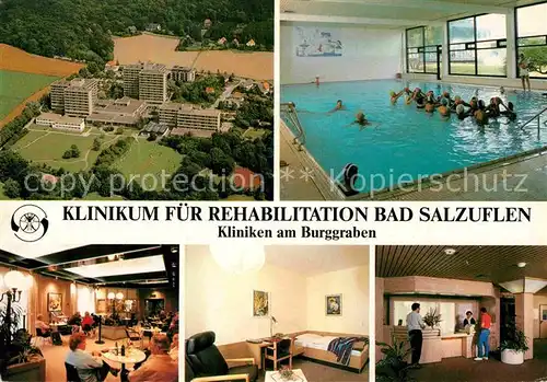 AK / Ansichtskarte Bad Salzuflen Klinikum fuer Rehabilitation Kliniken am Burggraben Kat. Bad Salzuflen