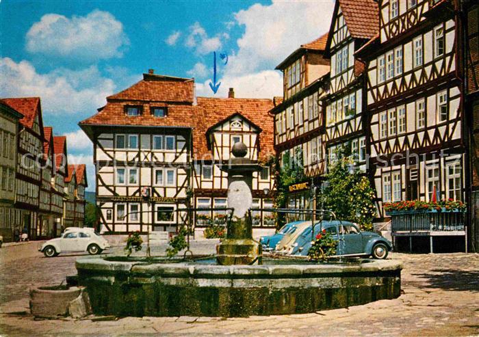 AK / Ansichtskarte Bad Sooden Allendorf Marktplatz Brunnen ...