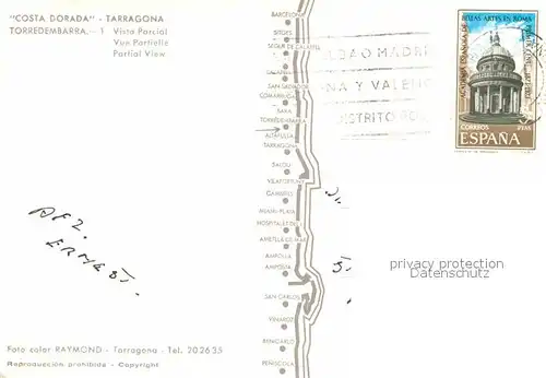 AK / Ansichtskarte Torredembarra Vista Parcial Kat. Tarragones
